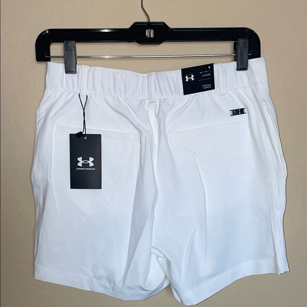 Women’s Under Armour Classic White Golf Shorts